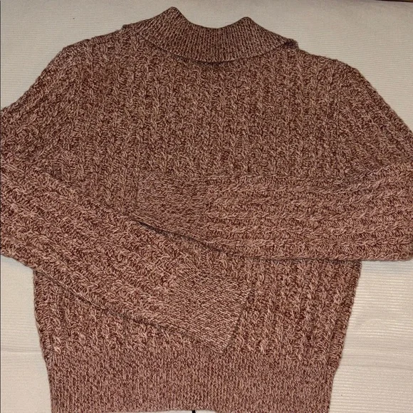 Wool Blend Cable Knit Sweater-S - Picture 6 of 14